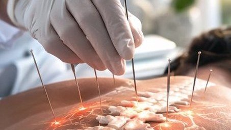 Procedimento clínico de acupuntura médica